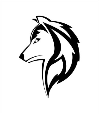 Kurt tasarımı vektör şablonu simgesi