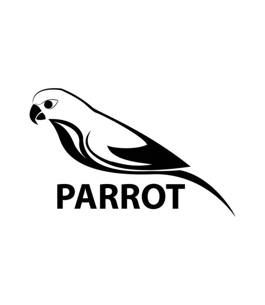 Parrot Logo Design Vector Art — 스톡 사진