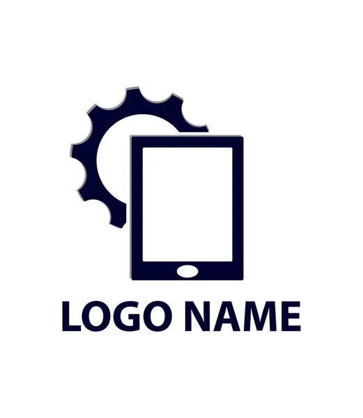 Gear Gadget Logo Design — Stock Photo, Image