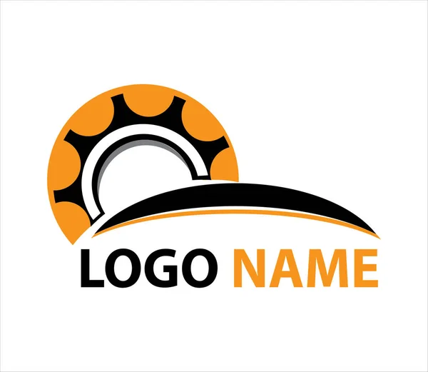 creative gear logo design vector