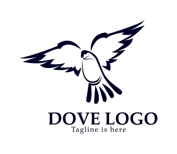 flying dove logo design,icon,vector,template