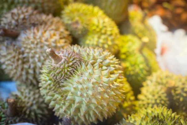 Durian on the counter — Stock Photo, Image