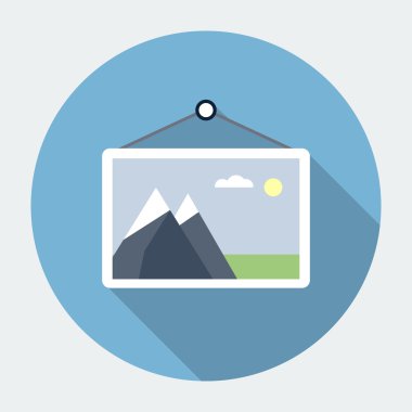 Fotoğraf Galerisi düz simgesi