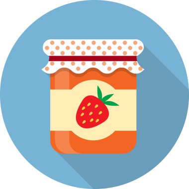 Vektör reçel kavanoz simgesi