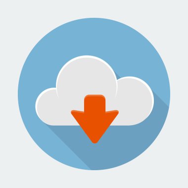 vektör download simgesi