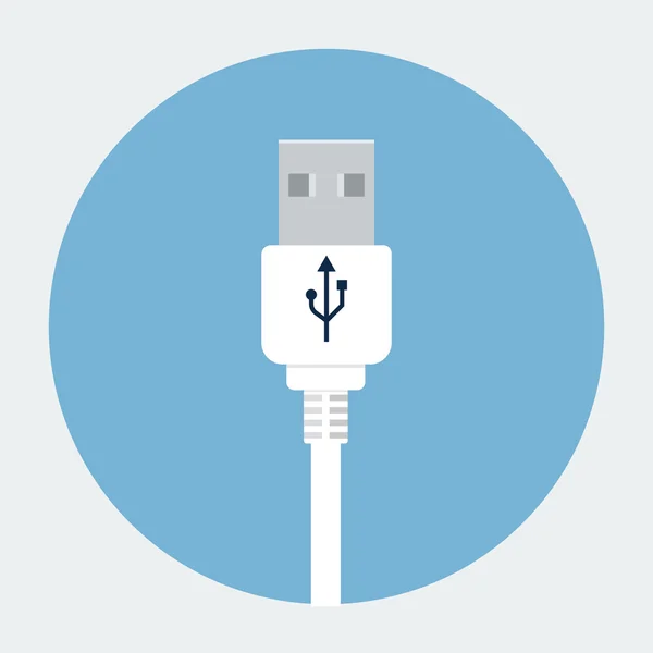 Icono USB — Vector de stock