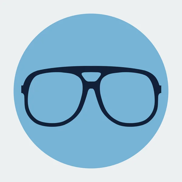 Gafas de sol retro vector icono — Vector de stock