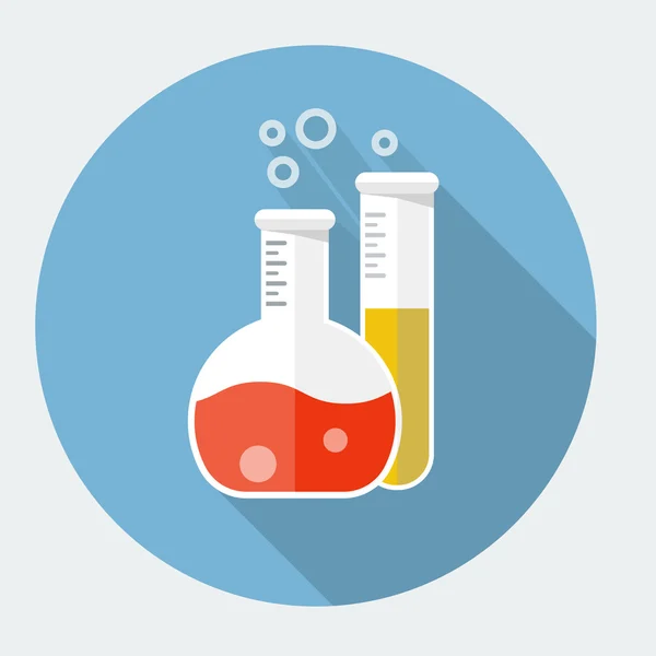 Vektör laboratuvar cam simgesi