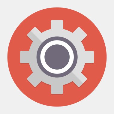 Vektör çark simgesi