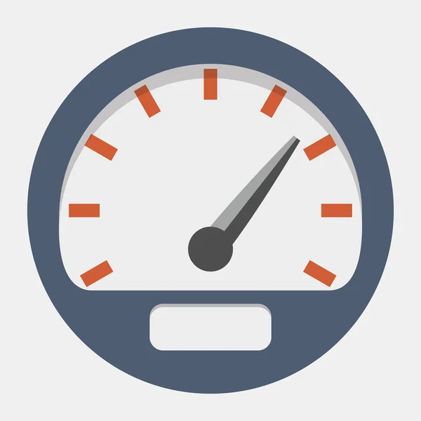 Vector snelheidsmeter pictogram — Stockvector