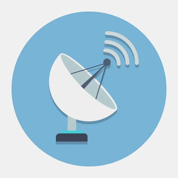 vektör uydu çanağı simgesine