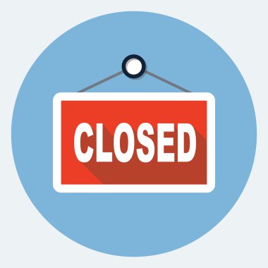 Vektör kapalı işareti