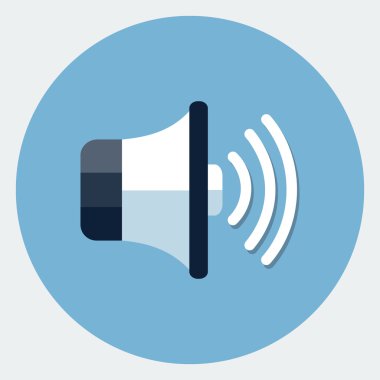 vektör hoparlör simgesi