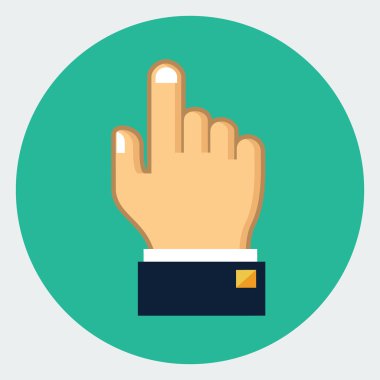 Vektör el işaretçisi simgesine