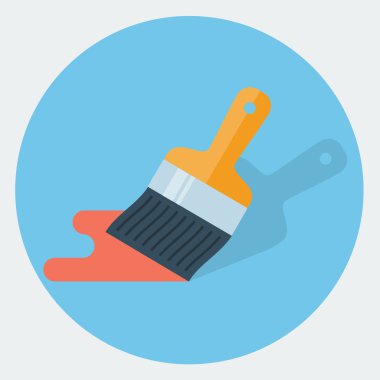 Vektör fırça simgesini