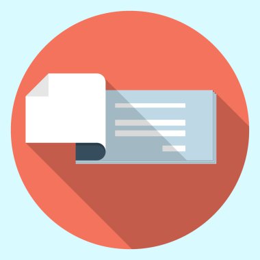 Vektör çek simgesi