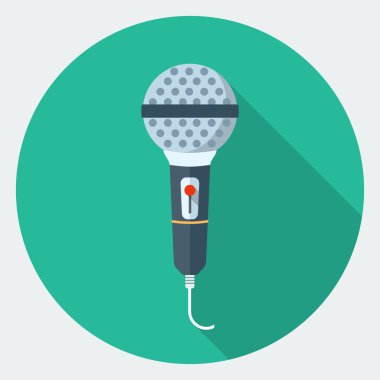 Vector Microphone icon clipart
