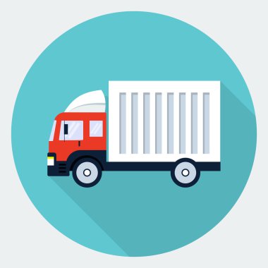 Vektör Taşıma Kamyonu simgesi