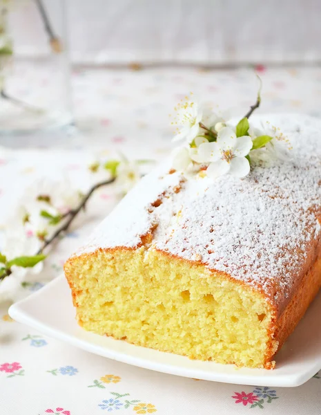 Cupcake with cottage cheese — Stock Photo, Image