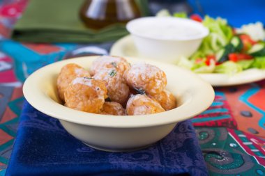 köfte bulgur.selective odak