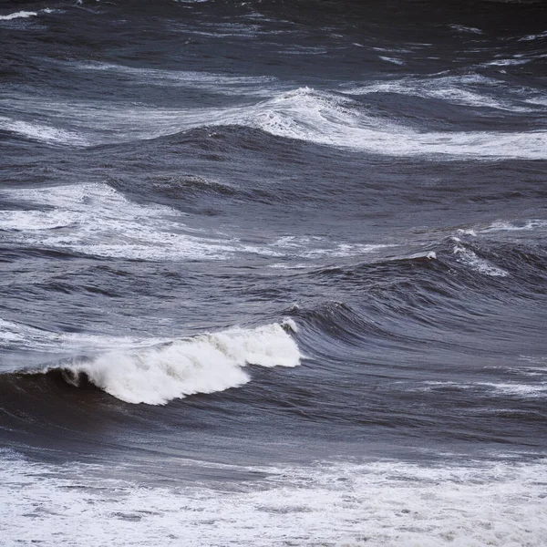 Dalgaların şekli, tepelerinde deniz köpüğü deseni desen, ekoloji, güçlü doğa ile ritim tutuyor.