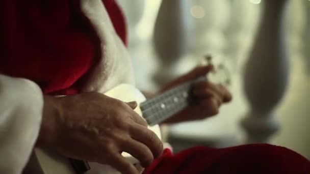 Año Nuevo Fondo Navidad Animación Vídeo Lazo Sin Costuras Linda — Vídeo de stock