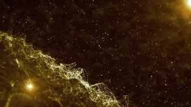 Soyut hareket arkaplan canlandırması - parçacıkların soyut arkaplan canlandırması. soyut arkaplan hareketi grafikleri vfx arkaplan, soyut animasyon. Soyut arkaplan döngüsü özeti.