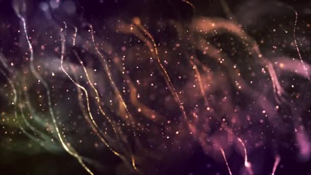 Abstract Motion Background Animated Абстрактная Фоновая Анимация Частиц Абстрактная Фоновая — стоковое видео