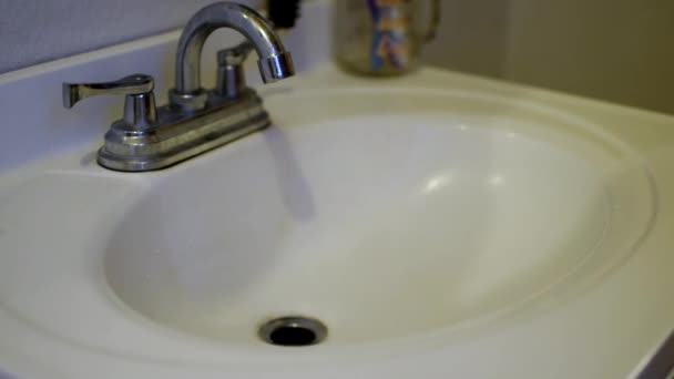 Coronavirus Salgını Önleme Sabunla Ellerini Yıka Sıcak Suyla Parmaklarını Sık — Stok video