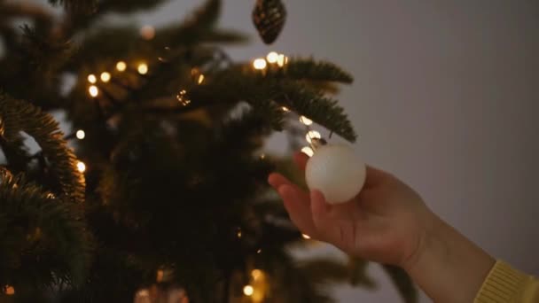 Рождеством Рождеством Бесшовная Петля Видео Анимации Милая Анимация Рождественскими Буквами — стоковое видео