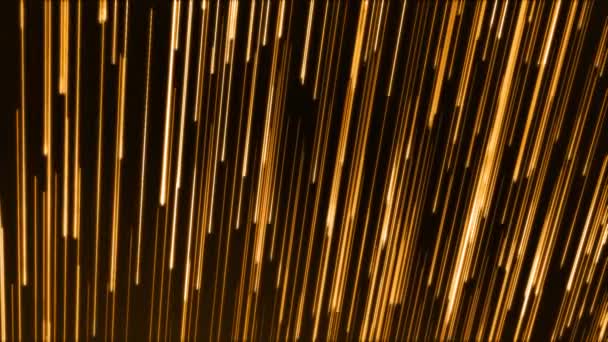 4K背景 彩色霓虹灯梯度 移动抽象模糊的背景 摘要背景动画金色霓虹灯 抽象背景 数字粒子和覆盖背景动画 — 图库视频影像