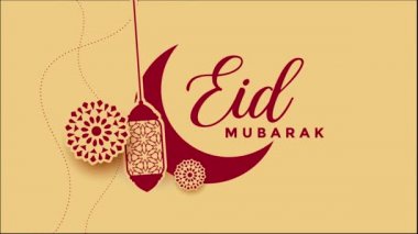 Bayram Mübarek, Kurban Bayramı ve Kurban Bayramı 'nın kutlu olsun. Kurban Bayramı Camii. Ramazan 'lı güzel 4k EidMübarek İslami tasarım konsepti. Dini Asyalı Müslüman festivali alfa kanalıyla kutlanıyor. Bayram Mübareği, Kurban Bayramı 'nda. Kurban Bayramı Camii.