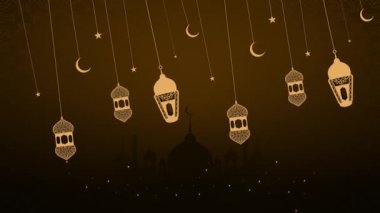 Bayram Mübarek, Kurban Bayramı ve Kurban Bayramı 'nın kutlu olsun. Kurban Bayramı Camii. Ramazan 'lı güzel 4k EidMübarek İslami tasarım konsepti. Dini Asyalı Müslüman festivali alfa kanalıyla kutlanıyor. Bayram Mübareği, Kurban Bayramı 'nda. Kurban Bayramı Camii.