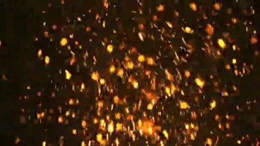 4k Soyut Arkaplan - Renk neon gradyanı. Soyut bulanık arkaplan taşınıyor. Soyut arkaplan animasyonu altın neon. Soyut arkaplanlar - Dijital parçacıklar ve arkaplan canlandırması.