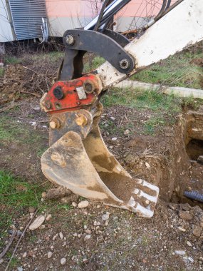 iş bir mekanik Ekskavatör