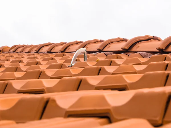 Sistema di protezione anticaduta del tetto — Foto Stock