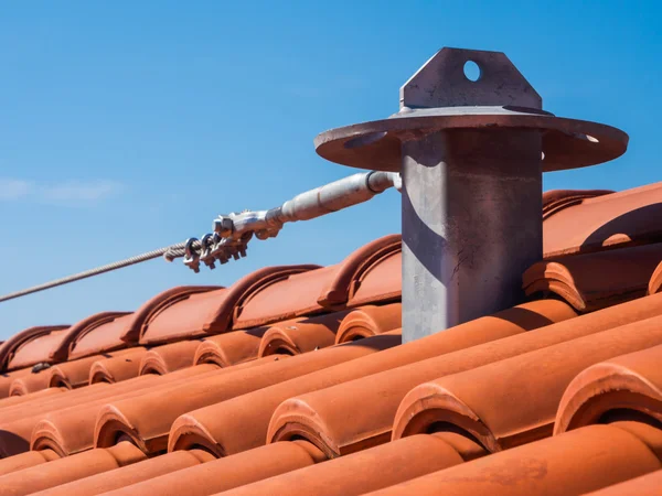 Roof fall protection system Stock Image