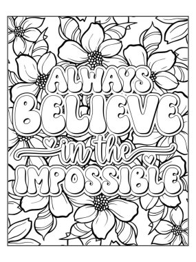 Yetişkinler için motivasyon tırnak boyama sayfası. Motivasyon Mandala Renk Sayfası