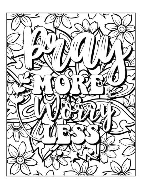 Yetişkinler için motivasyon tırnak boyama sayfası. Motivasyon Mandala Renk Sayfası