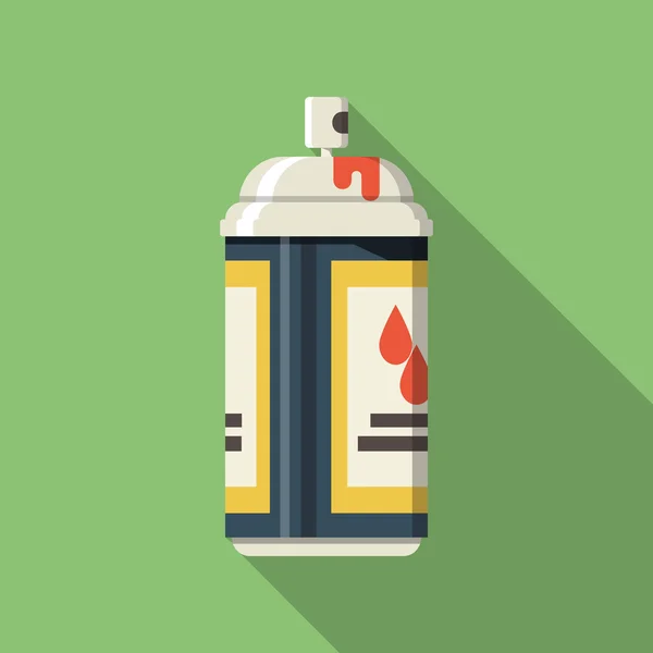 Lata de graffiti spray — Vector de stock