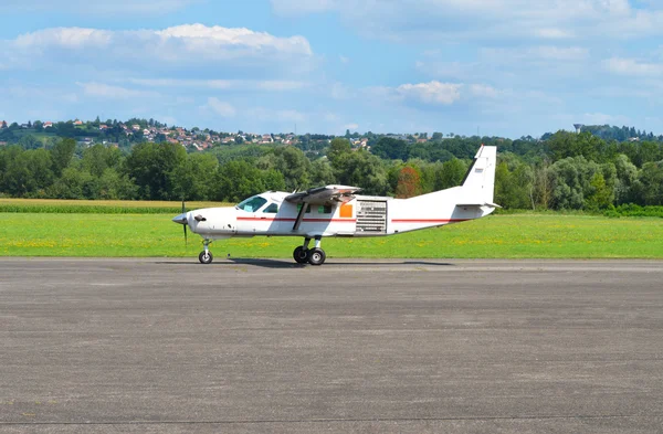 Skydiving plane — Zdjęcie stockowe