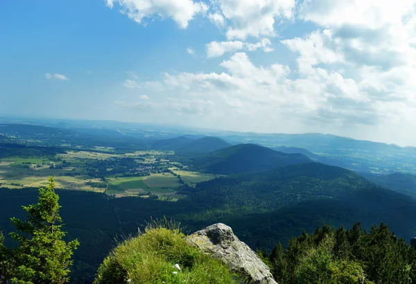 Панорама вулкана — стоковое фото