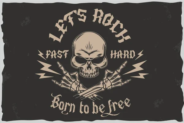 Born to be free - векторная иллюстрация на футболке Векторная Графика