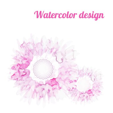 vektör suluboya çiçek arka plan