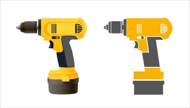 Vektör gerçekçi matkap simgesi