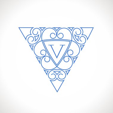 Vektör çizgi stil çerçevesi