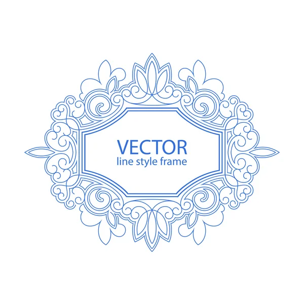 Vektor line keret — Stock Vector