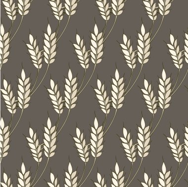 Vektör buğday kesintisiz kaydırma