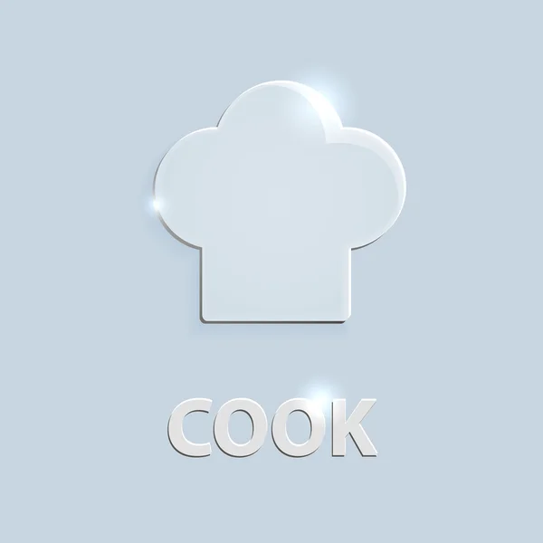 Cook logo design — Stock Vector