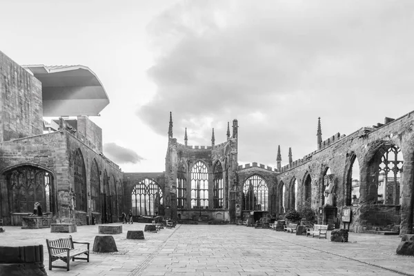 Coventry Reino Unido Dezembro 2017 Coventry City Snow Famous Place — Fotografia de Stock